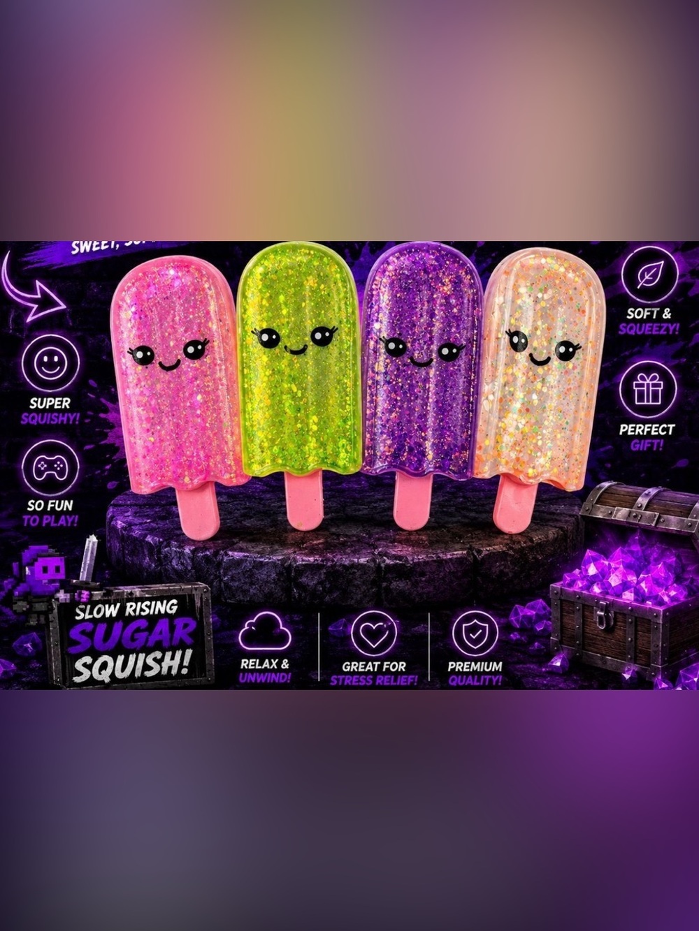 Sugar Squishy Popsicle 💗